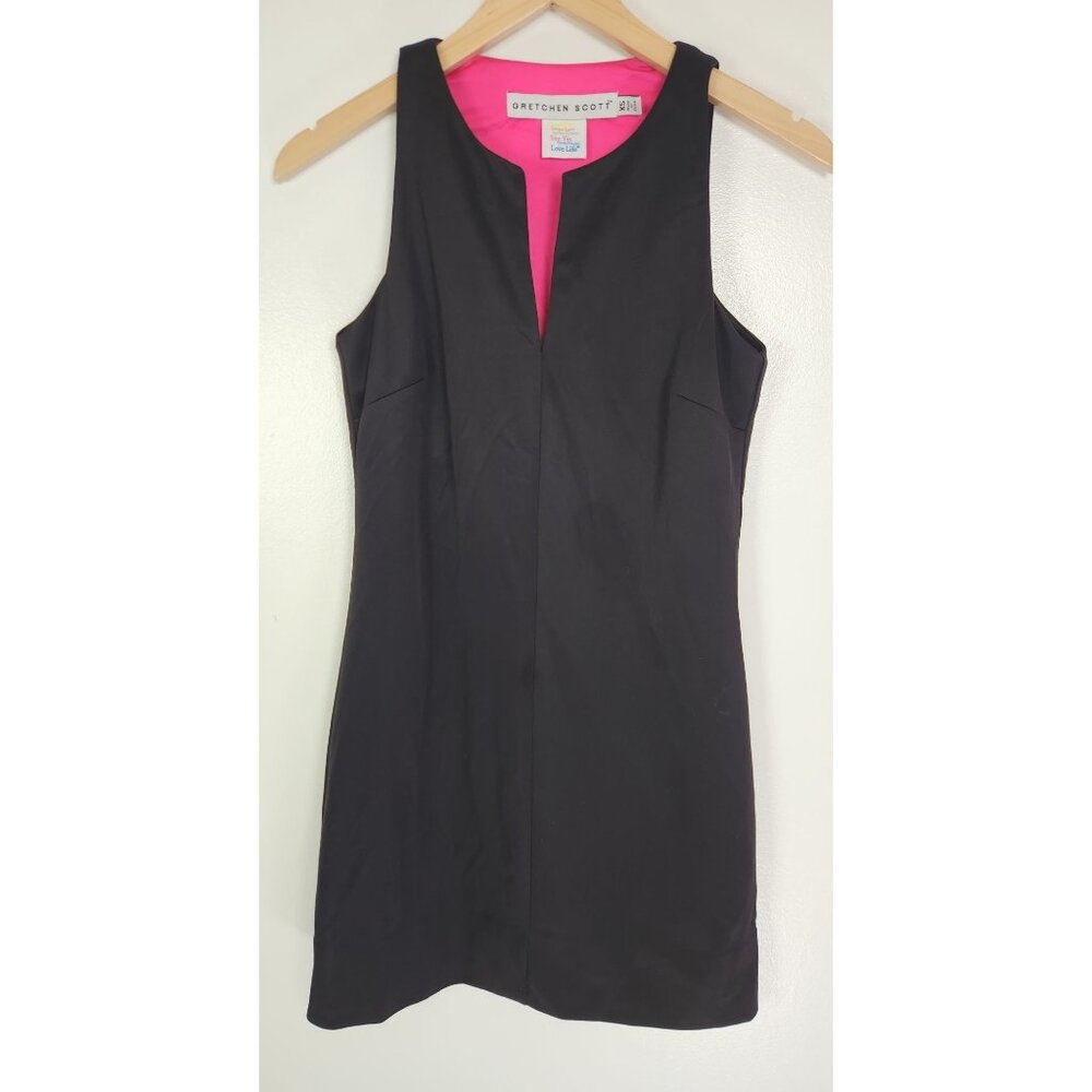 Gretchen Scott Women's Sz. XS Black Sleeveless Mini Dress